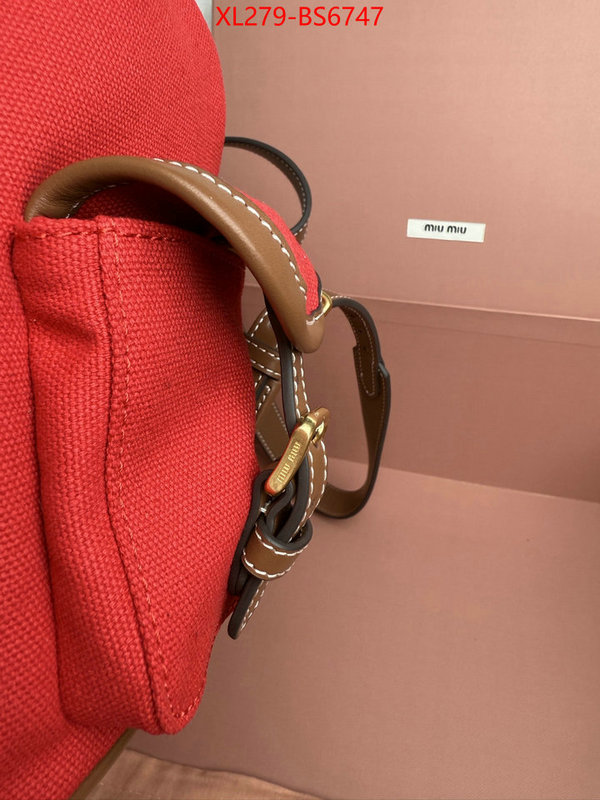 Miu Miu Bags(TOP)-Backpack- mirror copy luxury ID: BS6747 $: 279USD,