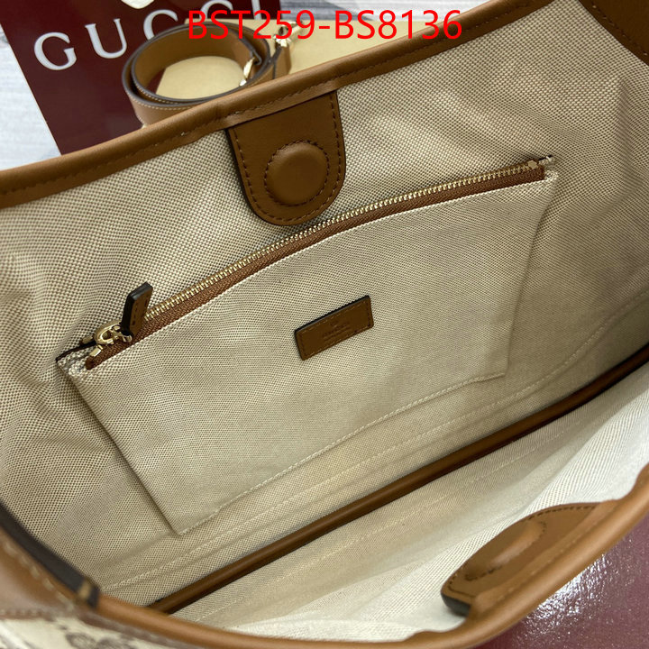 Gucci Bags(TOP)-Handbag- replica sale online ID: BS8136 $: 259USD,