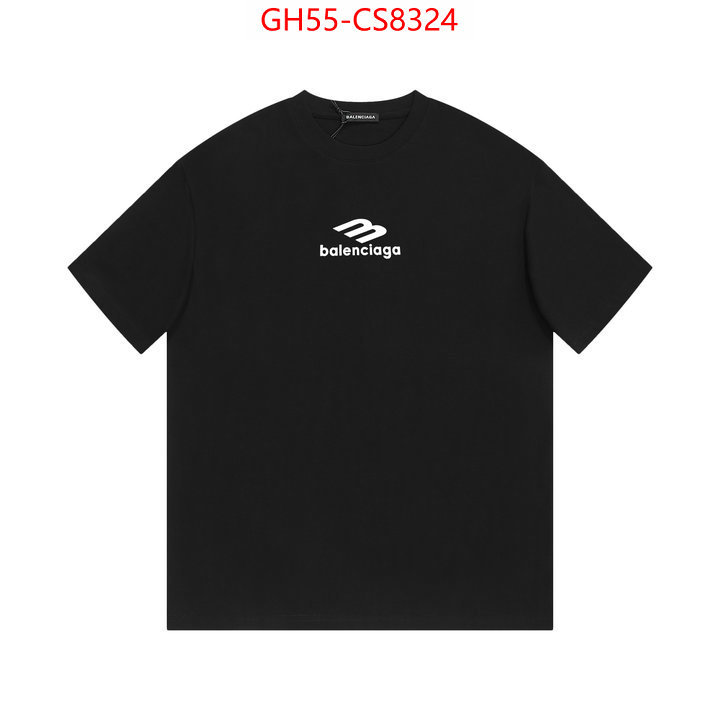 Clothing-Balenciaga aaaaa quality replica ID: CS8324 $: 55USD