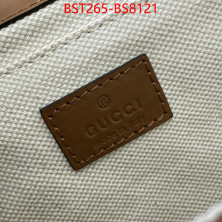 Gucci Bags(TOP)-Crossbody- top perfect fake ID: BS8121 $: 265USD,