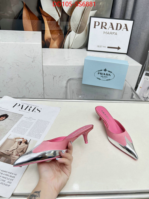 Women Shoes-Prada where can you buy a replica ID: SS6881 $: 105USD