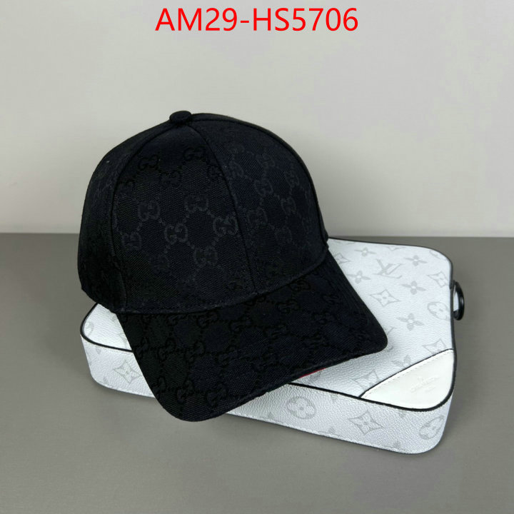 Cap(Hat)-Gucci wholesale sale ID: HS5706 $: 29USD