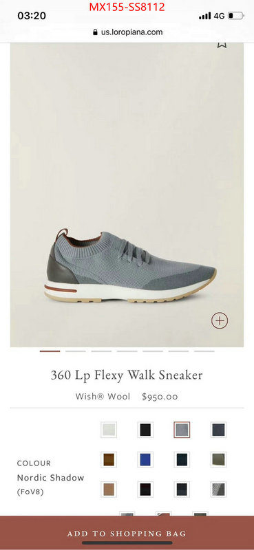 Men Shoes-Loro Piana buy 1:1 ID: SS8112 $: 155USD