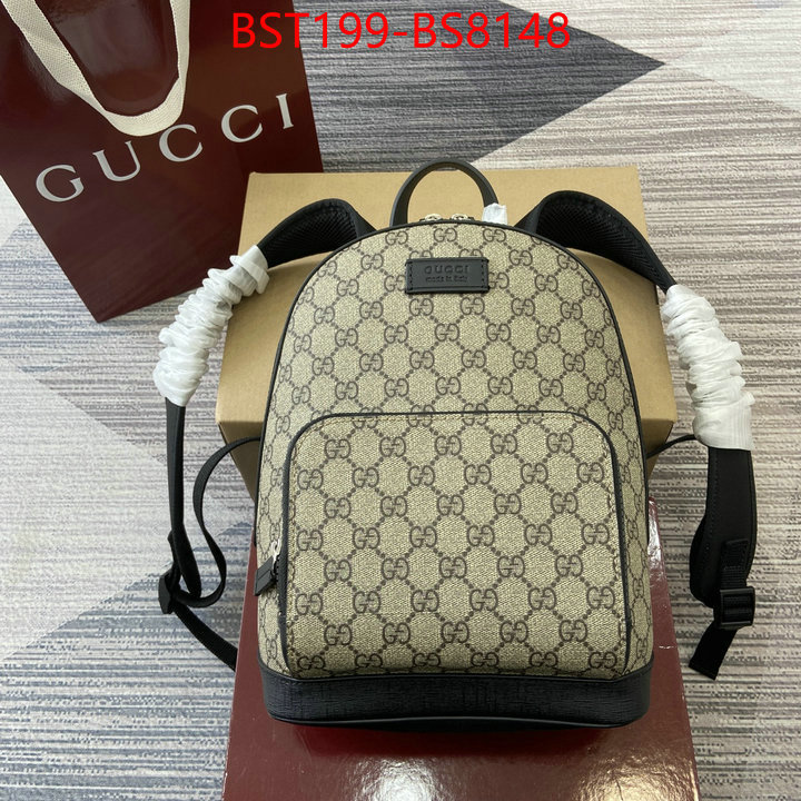 Gucci Bags(TOP)-Backpack- buy 1:1 ID: BS8148 $: 199USD,