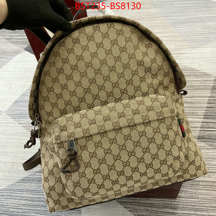 Gucci Bags(TOP)-Backpack- first copy ID: BS8130 $: 235USD,