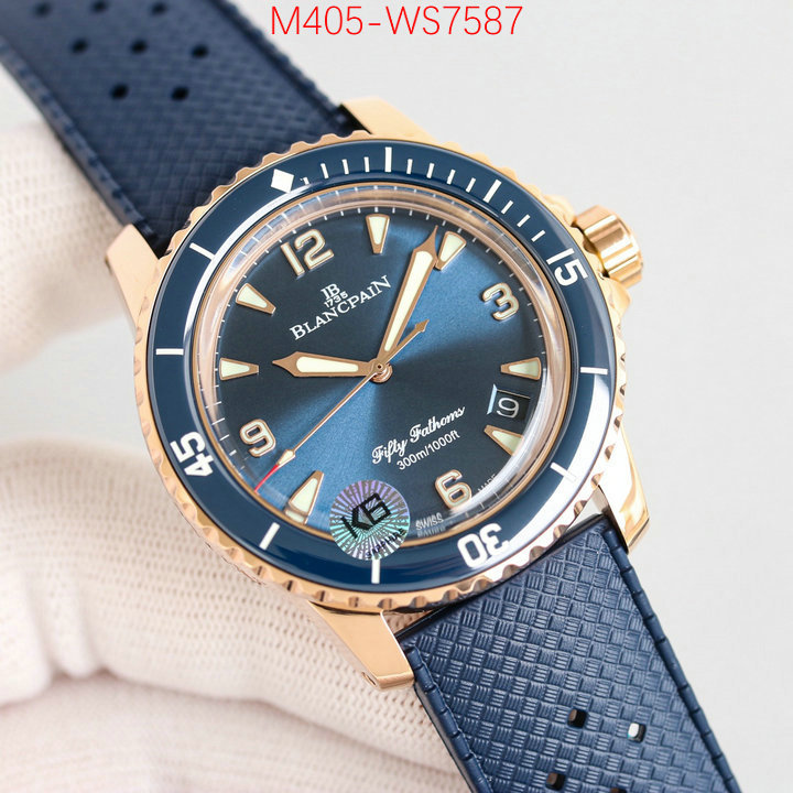 Watch(TOP)-Blancpain 2024 replica wholesale cheap sales online ID: WS7587 $: 405USD