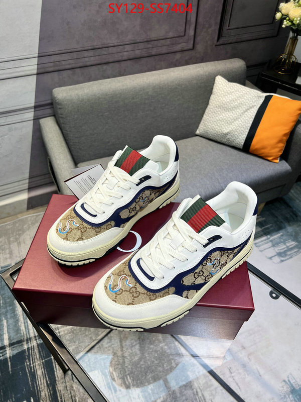 Men Shoes-Gucci what's the best to buy replica ID: SS7404 $: 129USD