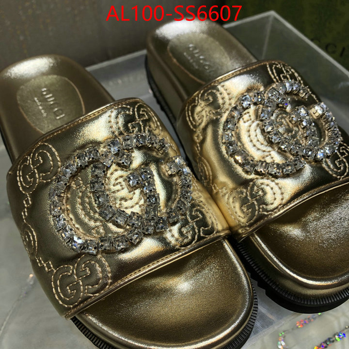 Women Shoes-Gucci 1:1 replica wholesale ID: SS6607 $: 100USD