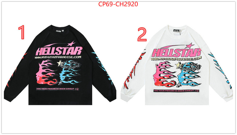 Clothing-Hellstar brand designer replica ID: CH2920 $: 69USD