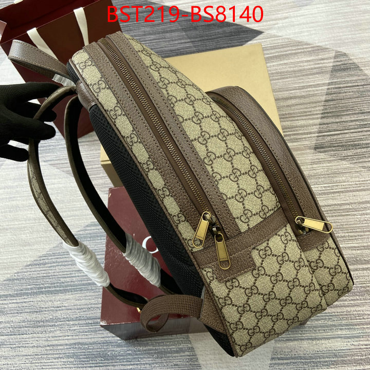 Gucci Bags(TOP)-Backpack- styles & where to buy ID: BS8140 $: 219USD,