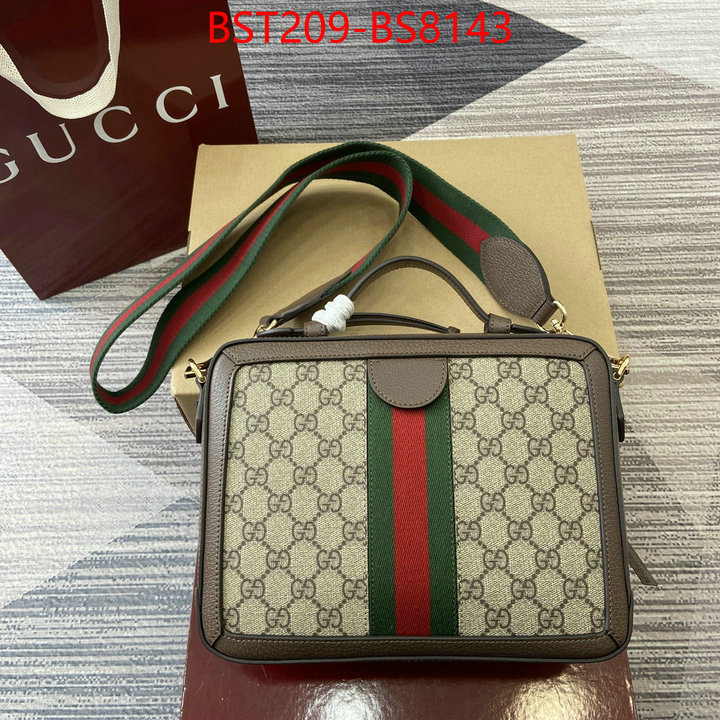 Gucci Bags(TOP)-Crossbody- high quality customize ID: BS8143 $: 209USD,