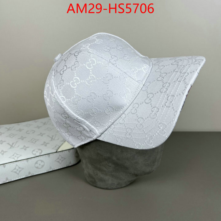 Cap(Hat)-Gucci wholesale sale ID: HS5706 $: 29USD