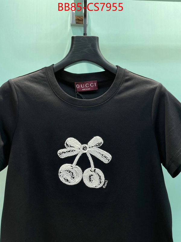 Clothing-Gucci best like ID: CS7955 $: 85USD