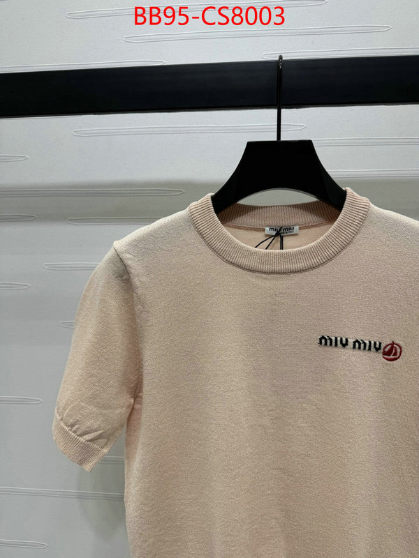 Clothing-MIU MIU exclusive cheap ID: CS8003 $: 95USD