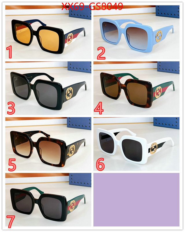 Glasses-Gucci top sale ID: GS8049 $: 69USD