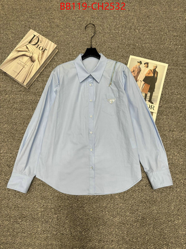 Clothing-Prada top sale ID: CH2532 $: 119USD