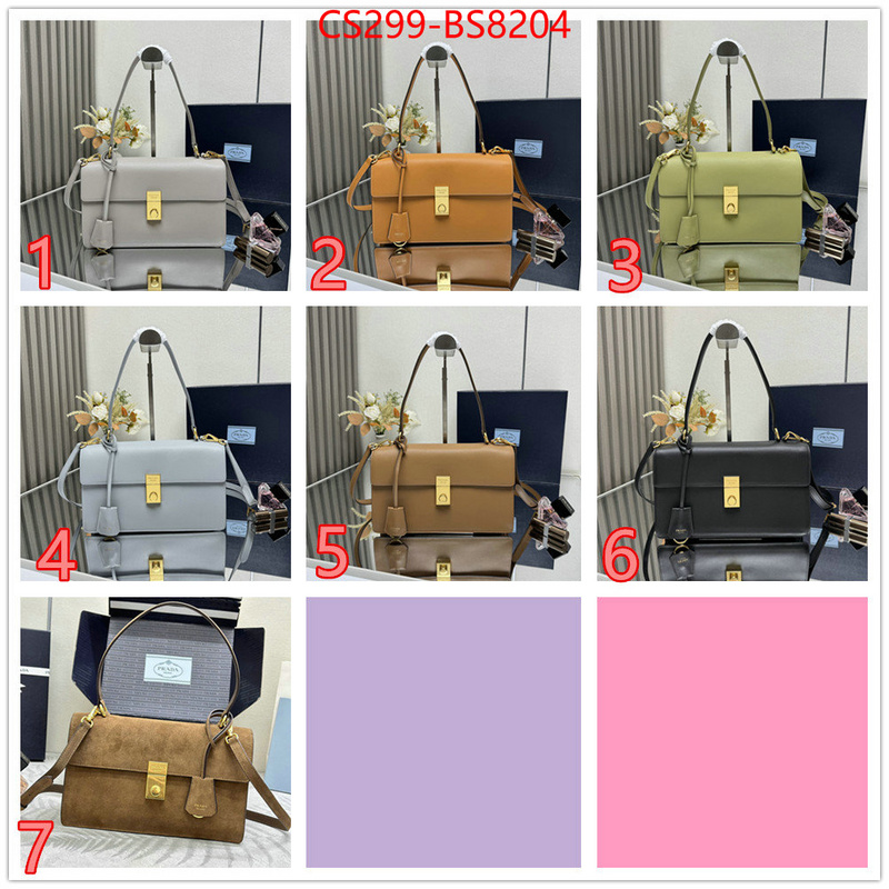 Prada Bags(TOP)-Handbag- where should i buy to receive ID: BS8204 $: 299USD,