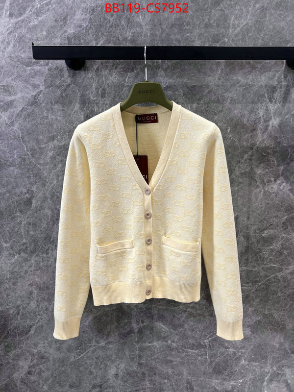Clothing-Gucci buying replica ID: CS7952 $: 119USD