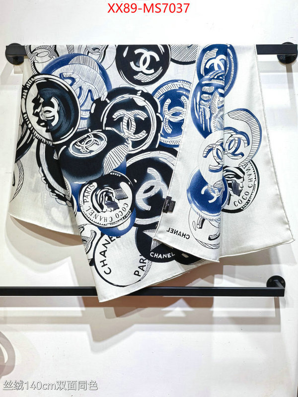Scarf-Chanel knockoff highest quality ID: MS7037 $: 89USD