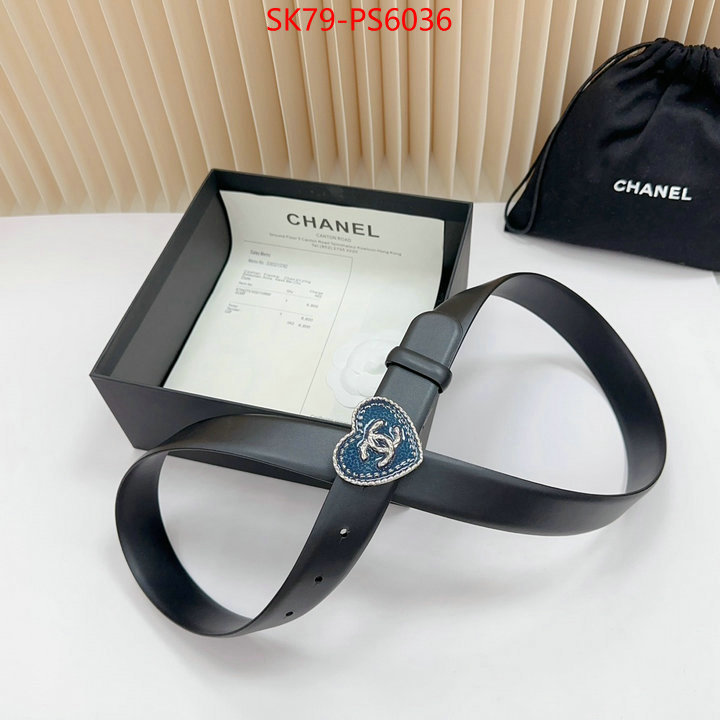 Belts-Chanel aaaaa+ replica designer ID: PS6036 $: 79USD