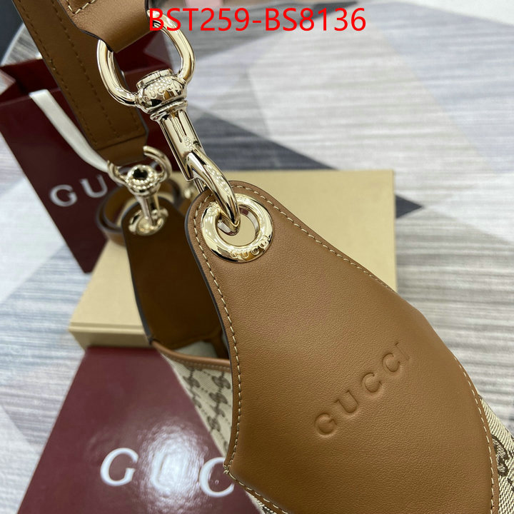 Gucci Bags(TOP)-Handbag- replica sale online ID: BS8136 $: 259USD,