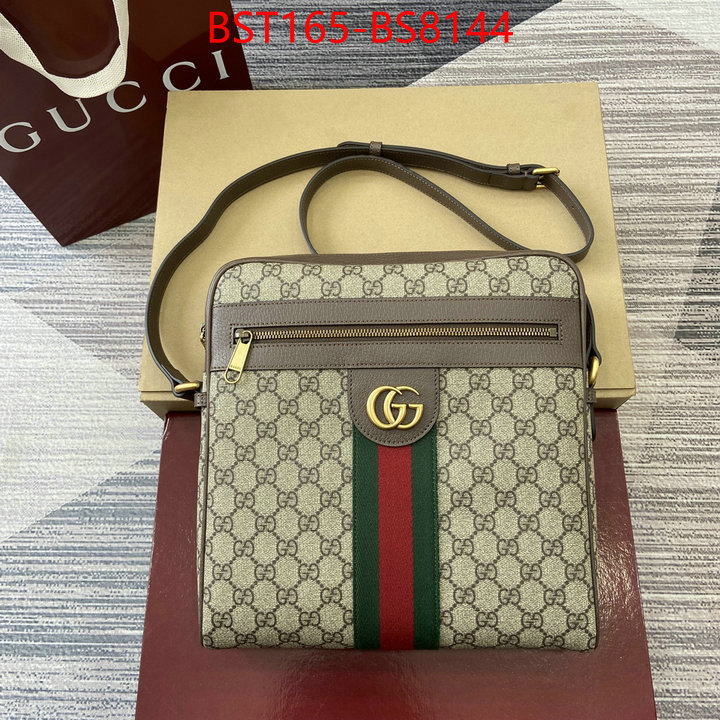 Gucci Bags(TOP)-Crossbody- where to buy high quality ID: BS8144 $: 165USD,