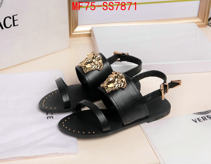 Women Shoes-Versace what's the best place to buy replica ID: SS7871 $: 75USD