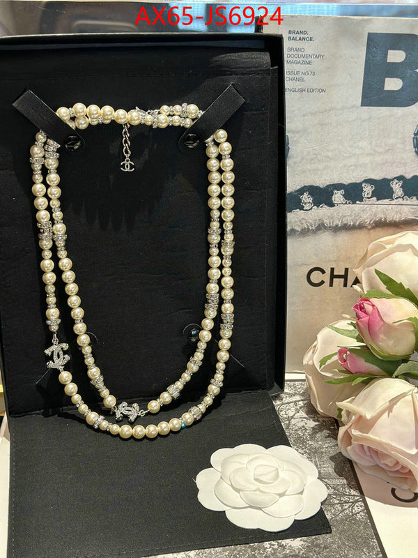Jewelry-Chanel buy best quality replica ID: JS6924 $: 65USD
