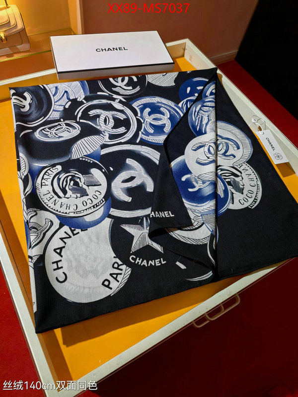 Scarf-Chanel knockoff highest quality ID: MS7037 $: 89USD