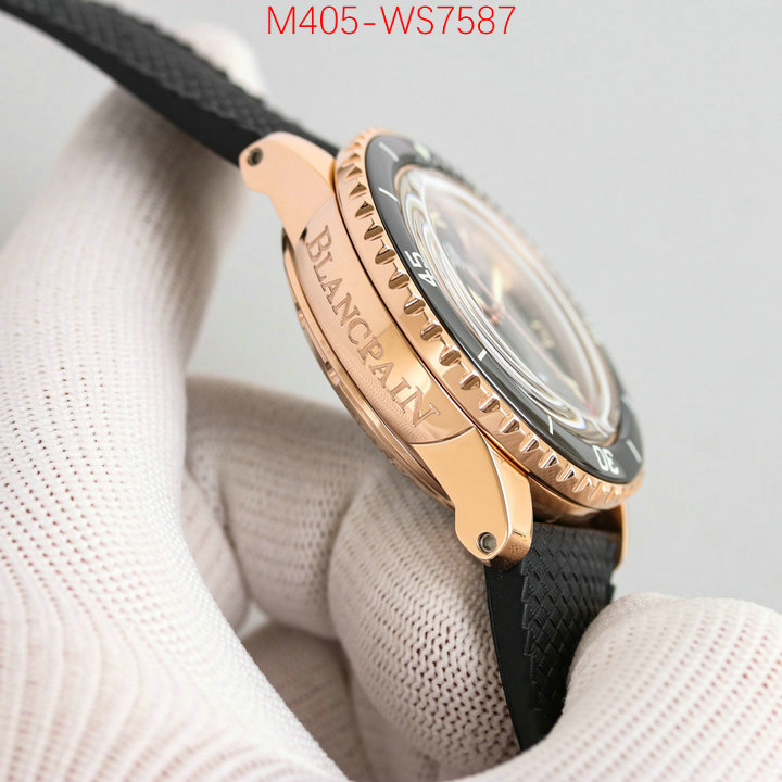 Watch(TOP)-Blancpain 2024 replica wholesale cheap sales online ID: WS7587 $: 405USD