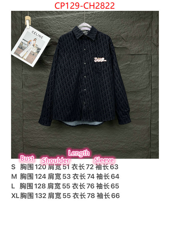 Clothing-Dior quality replica ID: CH2822 $: 129USD
