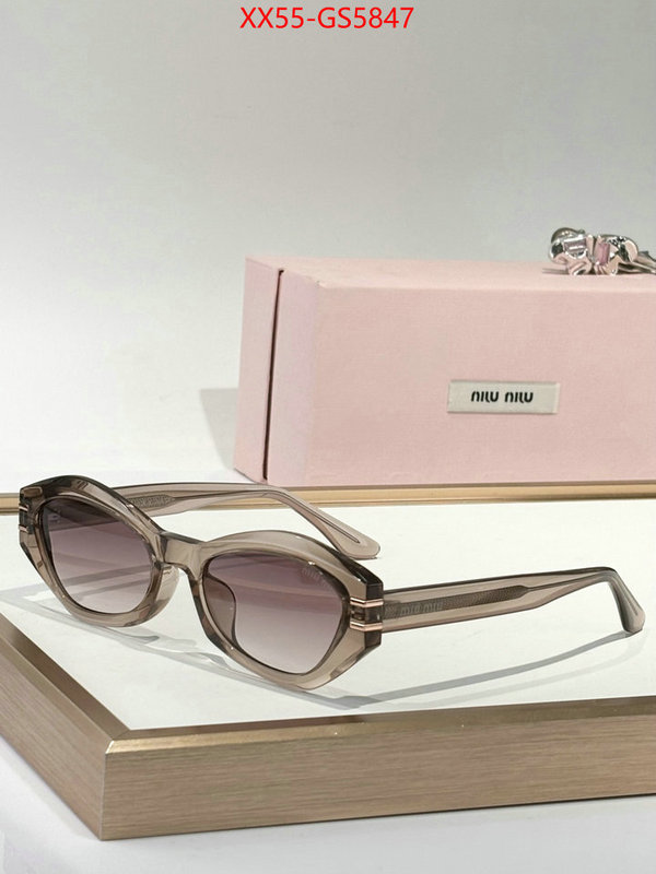 Glasses-Miu Miu best replica ID: GS5847 $: 55USD