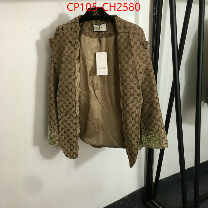 Clothing-Gucci luxury fake ID: CH2580 $: 105USD