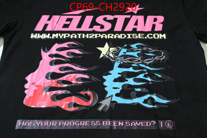 Clothing-Hellstar brand designer replica ID: CH2920 $: 69USD