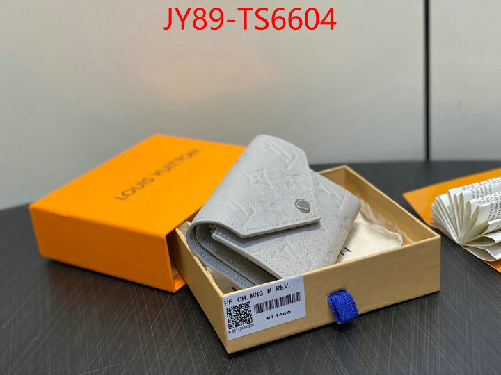 LV Bags(TOP)-Wallet top 1:1 replica ID: TS6604 $: 89USD,