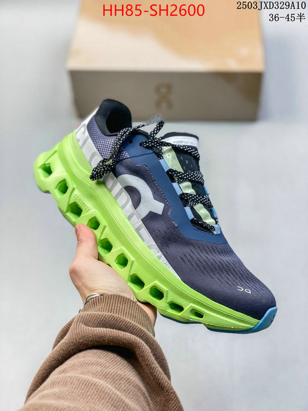 Men Shoes-On Running Cloudsurfer designer wholesale replica ID: SH2600 $: 85USD