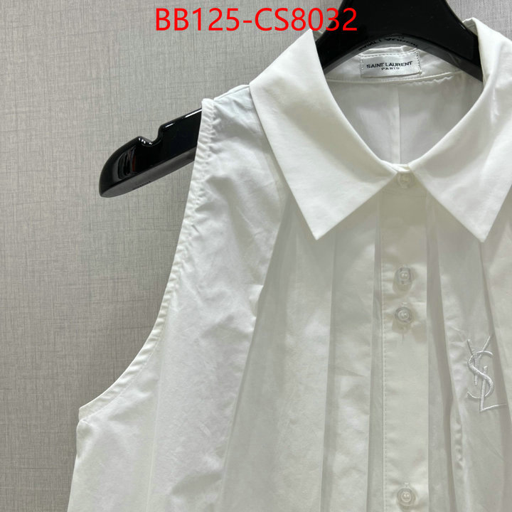 Clothing-YSL brand designer replica ID: CS8032 $: 125USD