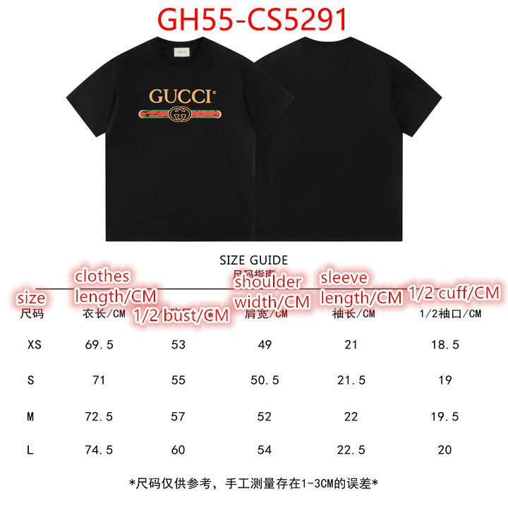 Clothing-Gucci is it ok to buy replica ID: CS5291 $: 55USD