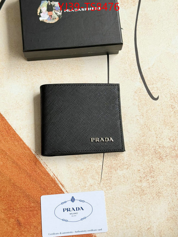 Prada Bags(4A)-Wallet found replica ID: TS8476 $: 39USD,