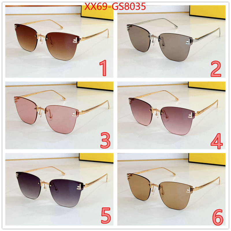 Glasses-Fendi 7 star collection ID: GS8035 $: 69USD