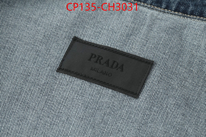Clothing-Prada best replica 1:1 ID: CH3031 $: 135USD