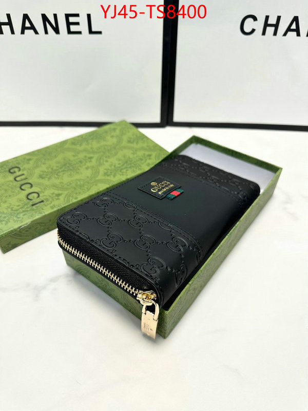 Gucci Bags(4A)-Wallet- shop cheap high quality 1:1 replica ID: TS8400 $: 45USD,