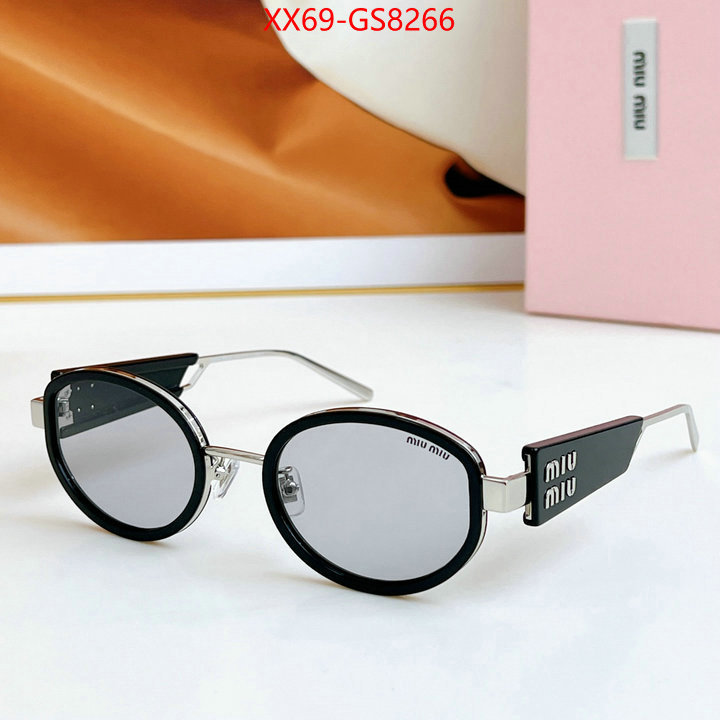 Glasses-Miu Miu designer fake ID: GS8266 $: 69USD