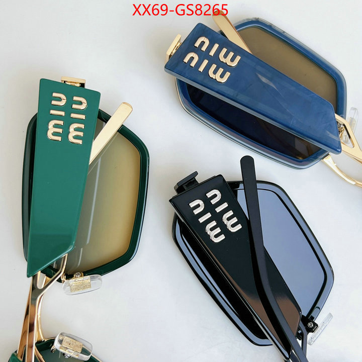 Glasses-Miu Miu top fake designer ID: GS8265 $: 69USD