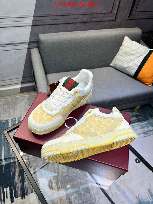Men Shoes-Gucci what's the best to buy replica ID: SS7404 $: 129USD
