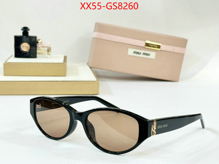 Glasses-Miu Miu where to buy fakes ID: GS8260 $: 55USD