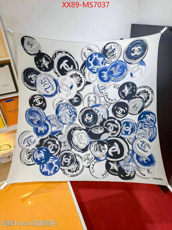 Scarf-Chanel knockoff highest quality ID: MS7037 $: 89USD