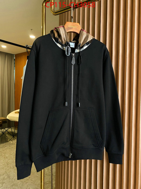 Clothing-Burberry aaaaa class replica ID: CH3058 $: 115USD