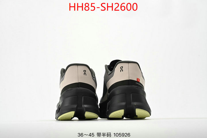 Men Shoes-On Running Cloudsurfer designer wholesale replica ID: SH2600 $: 85USD