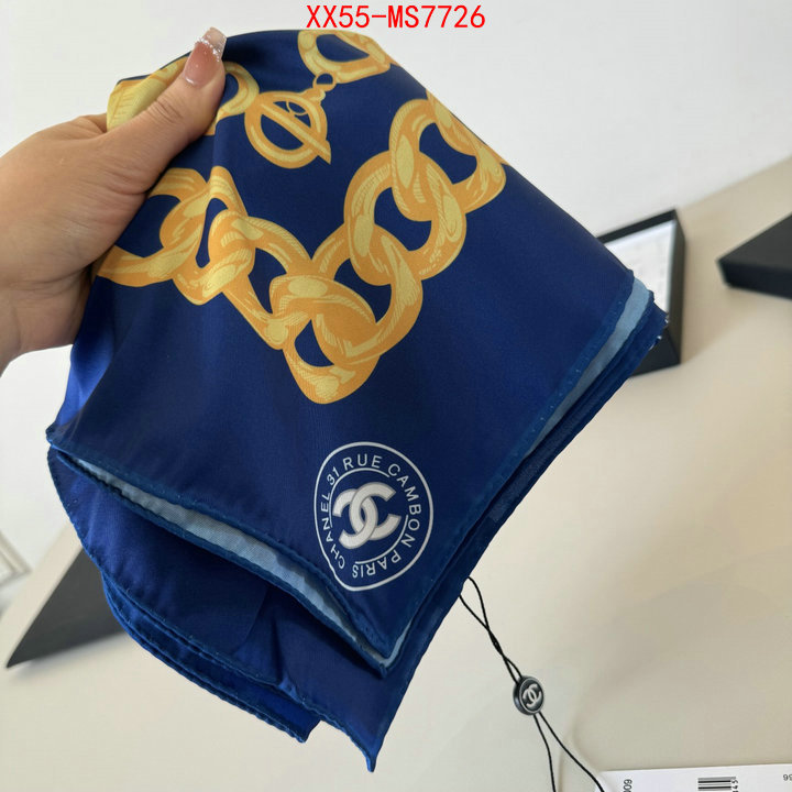 Scarf-Chanel what's the best to buy replica ID: MS7726 $: 55USD
